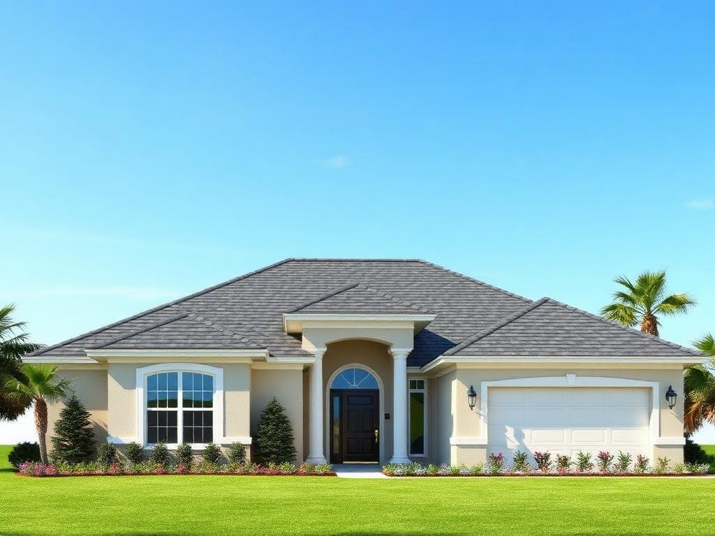 Home with Charcoal Grey roof